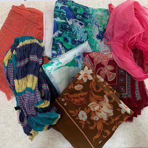 Scarf - Seven sold together as a lot